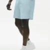 7" linnen jersey Coastal-korte broek - Seaside Blue