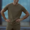 Alo Vapor T-shirt met ronde hals en korte mouwen - Olive Tree