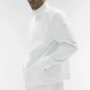 Conquer Max Mock Neck Full Zip - Wit