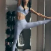 High-Waist 7/8 Heart Throb Legging – Winter Frost/Wit