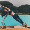 High-Waist Airbrush 7/8-legging uit de Better Together-collectie - Navy/White