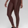 High-Waist Airlift 7/8-lengte Legging – Brownstone