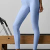 High-Waist Airlift Legging - Licht Provence-blauw
