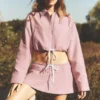 Laag uitgesneden, populaire microrok – Vintage Pink