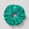Micro Plisse Oversized Scrunchie - Sparrogroen