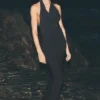 Summer Soiree halter maxi-jurk - Zwart