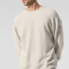 Triumph Restore sweatshirt met ronde hals - Bone
