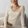 Unwind-trui met lange mouwen - Oatmeal Heather