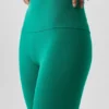 16" High-Waist Airbrush-capri – Emerald Isle