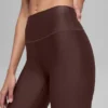16'' High-Waist Airlift-capri – Brownstone