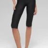 16'' High-Waist Airlift-capri - Zwart