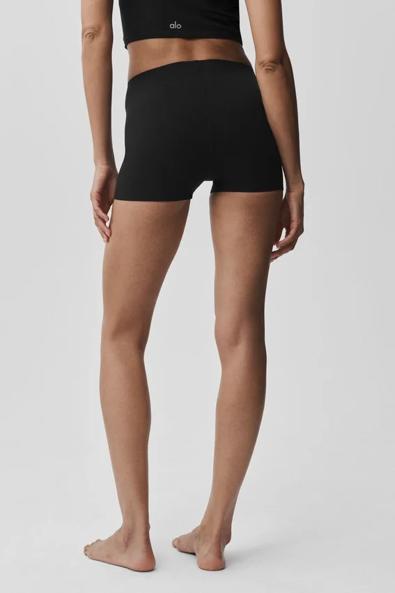 2" Alo Softsculpt Mid-Rise Korte broek - Zwart