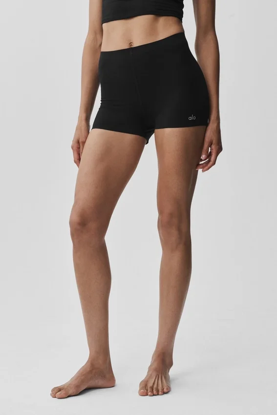 2" Alo Softsculpt Mid-Rise Korte broek - Zwart