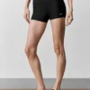 3" Airlift High-Waist Sleek Korte broek - Zwart