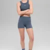 3" Alo Softsculpt High-Waist Precision Korte broek - Bluestone