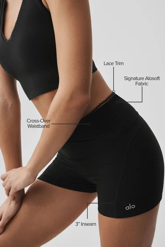 3" Alosoft Affection Korte broek - Zwart