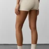 3" High-Waist Alosoft Carefree Short - Oatmeal Heather