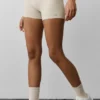 3" High-Waist Alosoft Carefree Short - Oatmeal Heather