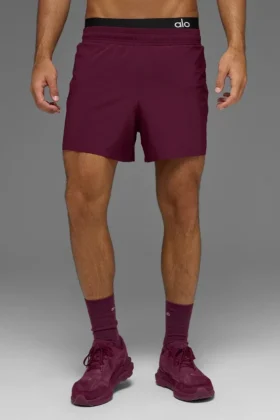 5″ Adapt hardloopkorte broek – Bordeaux