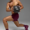 5" Adapt hardloopkorte broek - Bordeaux