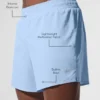 5" Adapt korte broek - Seashell Blue