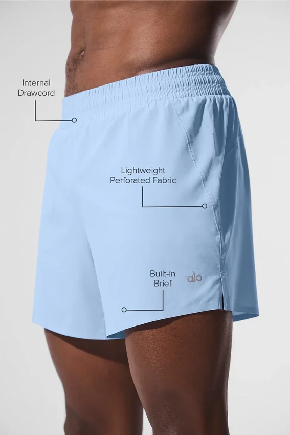 5" Adapt korte broek - Seashell Blue