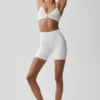 5" High-Waist Airbrush fietsbroekje - Wit