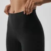 5" High-Waist Airbrush-fietsbroekje - Zwart