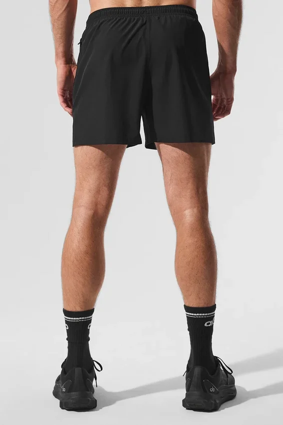 5" Korte broek - Zwart