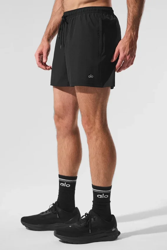5" Korte broek - Zwart