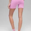 5" Naadloze geribbelde Favorite Korte broek - Candy Heart Pink