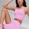 5" Naadloze geribbelde Favorite Korte broek - Candy Heart Pink