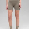 5" naadloze geribbelde Favorite Korte broek - Light Cocoa