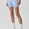 5" naadloze geribbelde Favorite Korte broek - Light Provence Blue