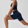 5" naadloze geribbelde Favorite Korte broek - Navy