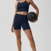 5" naadloze geribbelde Favorite Korte broek - Navy