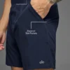 5" Repetition-korte broek - Navy