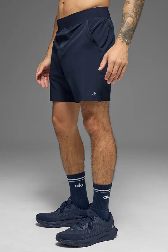 5" Repetition-korte broek - Navy