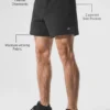 5" Repetition Korte broek - Zwart