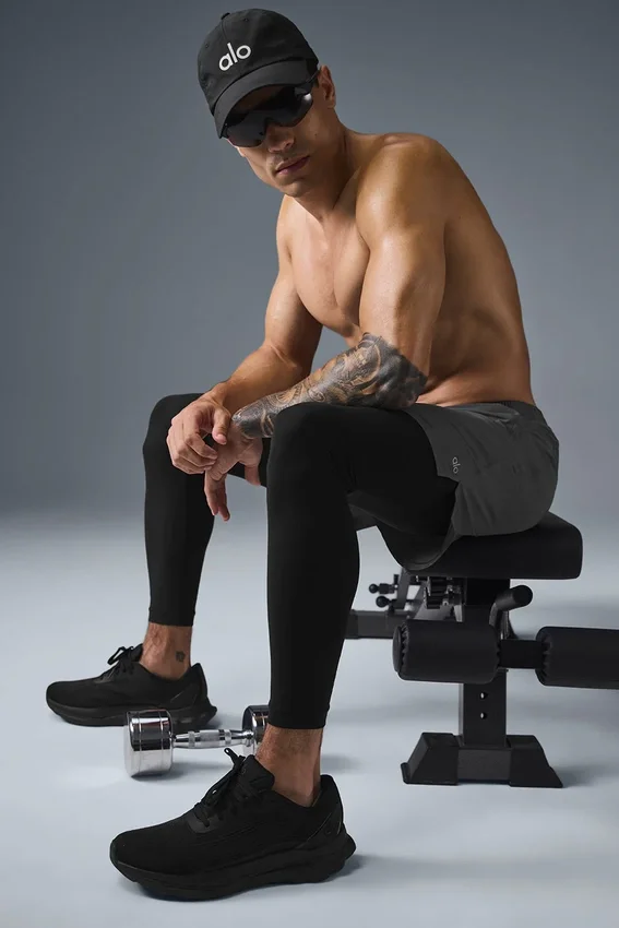5" Revival 2-in-1-broek - Antraciet/Zwart
