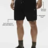 5" Shift Knit Korte broek - Zwart