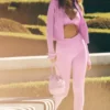 7/8-Airbrush Legging met High-Waist-taille – Candy Heart Pink