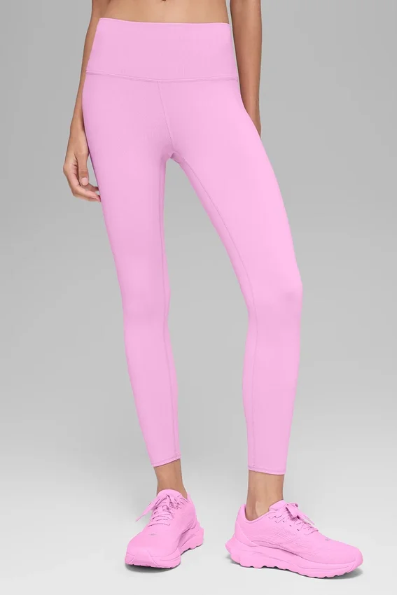 7/8-Airbrush Legging met High-Waist-taille – Candy Heart Pink