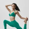 7/8-Airbrush Legging met High-Waist-taille en Airbrush-print - Emerald Isle