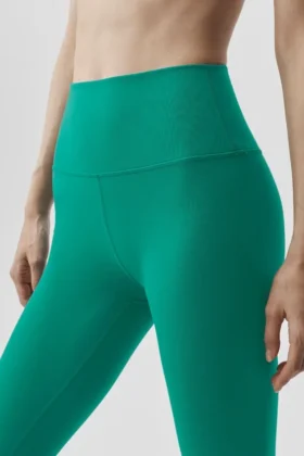7/8-Airbrush Legging met High-Waist-taille en Airbrush-print – Emerald Isle