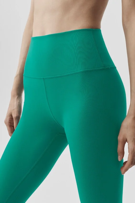 7/8-Airbrush Legging met High-Waist-taille en Airbrush-print - Emerald Isle