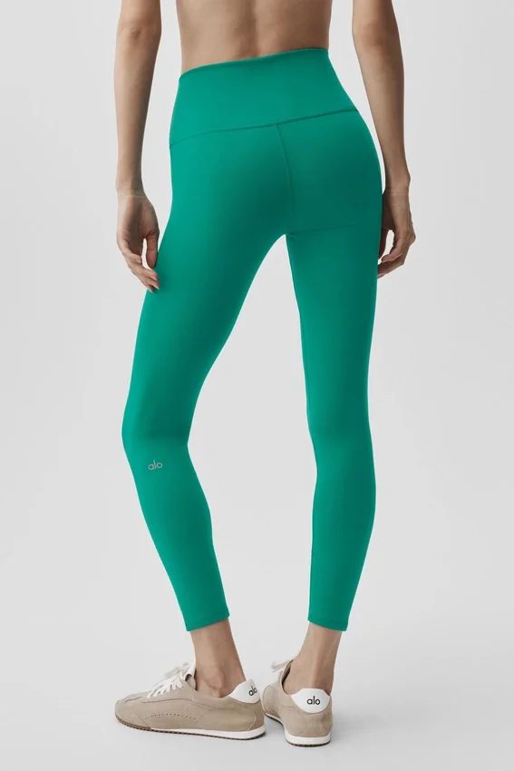 7/8-Airbrush Legging met High-Waist-taille en Airbrush-print - Emerald Isle