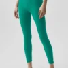 7/8-Airbrush Legging met High-Waist-taille en Airbrush-print - Emerald Isle