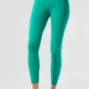 7/8-Airbrush Legging met High-Waist-taille - Spruce Green