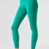 7/8-Airbrush Legging met High-Waist-taille - Spruce Green